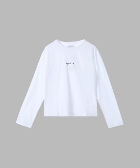 【アニエスベー ファム/agnes b. FEMME】のロゴ コットン 長袖 Tシャツ Lil Cool 人気、トレンドファッション・服の通販 founy(ファニー) ファッション Fashion レディースファッション Fashion for Women トップス・カットソー Cut & Sew Tops シャツ・ブラウス・オフィスカジュアル Elegant Blouses & Button-Ups ロングTシャツ・Tシャツ Longline T-Shirts & Tees インナー Innerwear カットソー Cut and Sewn Top コンパクト Compact, Small Size シンプル Simple, Minimal ベーシック Basic, Essential 長袖 Long Sleeve, Full Sleeve |ID:prp329100004805857