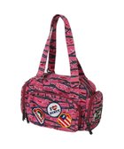 【ヒステリックグラマー/HYSTERIC GLAMOUR】のPATCH SCRATCH ミニボストンバッグ 人気、トレンドファッション・服の通販 founy(ファニー) ファッション Fashion レディースファッション Fashion for Women バッグ Bags キーホルダー Keychain, Key Holder コンパクト Compact, Small Size サテン Satin, Glossy Fabric フロント Front, Front Design ボストンバッグ Boston Bag, Retro Bag ポケット Pocket, Pocket Detail リボン Ribbon, Bow 傘 Umbrella, Parasol 定番 Standard, Basic Item thumbnail ピンク系柄|ID: prp329100004805862 ipo3291000000034873203