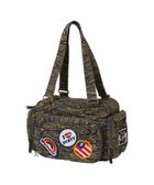 【ヒステリックグラマー/HYSTERIC GLAMOUR】のPATCH SCRATCH ミニボストンバッグ 人気、トレンドファッション・服の通販 founy(ファニー) ファッション Fashion レディースファッション Fashion for Women バッグ Bags キーホルダー Keychain, Key Holder コンパクト Compact, Small Size サテン Satin, Glossy Fabric フロント Front, Front Design ボストンバッグ Boston Bag, Retro Bag ポケット Pocket, Pocket Detail リボン Ribbon, Bow 傘 Umbrella, Parasol 定番 Standard, Basic Item thumbnail カーキ系柄|ID: prp329100004805862 ipo3291000000034873204