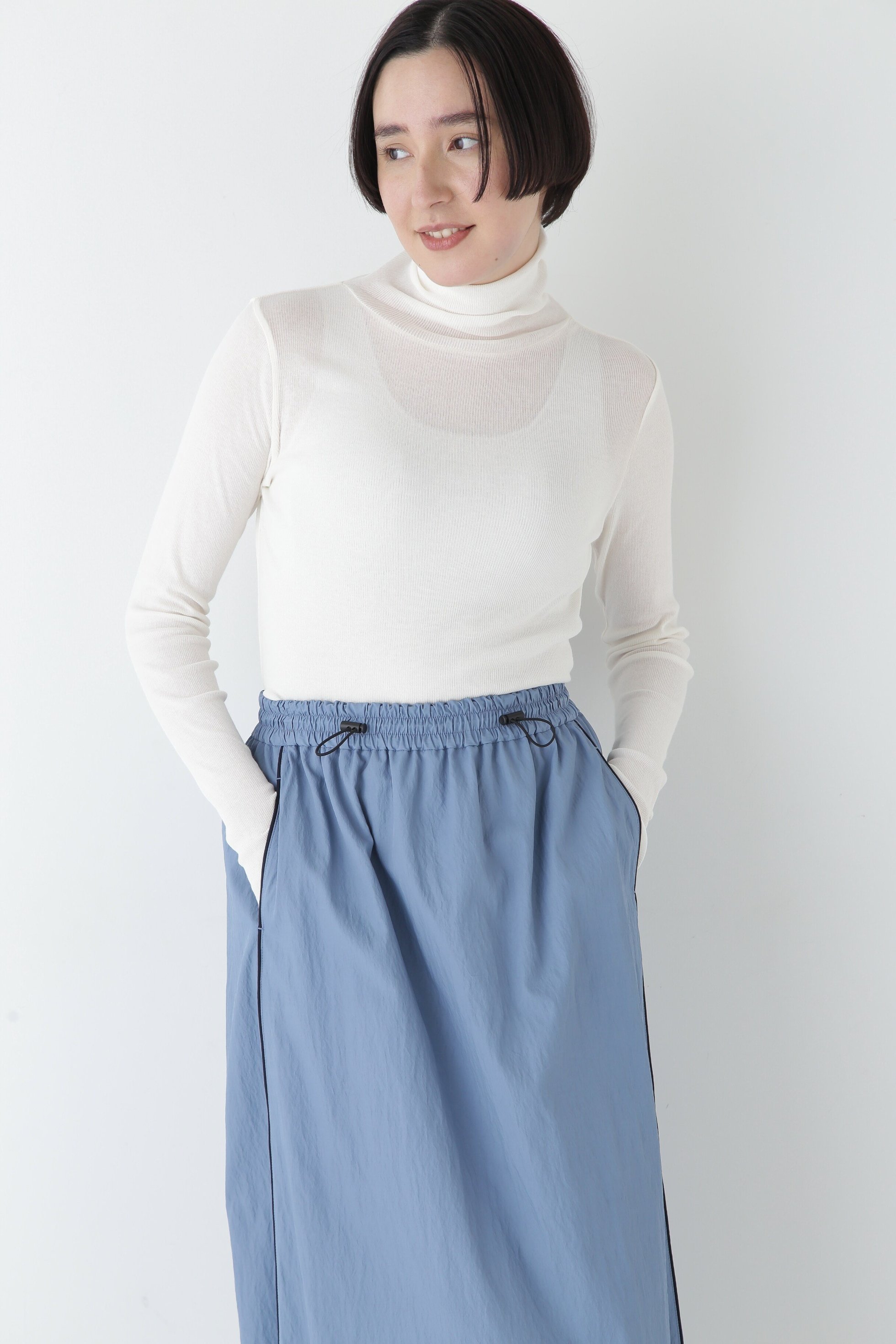 【ヒューマンウーマン/HUMAN WOMAN】のシアータートルプルオーバー インテリア・キッズ・メンズ・レディースファッション・服の通販 founy(ファニー) ファッション Fashion レディースファッション Fashion for Women トップス・カットソー Cut & Sew Tops カジュアルプルオーバー・ニットトップス Pullovers & Knit Tops / Casual Pullovers おすすめ Recommended / Our Picks スリム Slim, Slim Fit タートルネック Turtleneck, High Neck フィット Fit, Slim Fit ホワイト|ID: prp329100004805872 ipo3291000000034873300