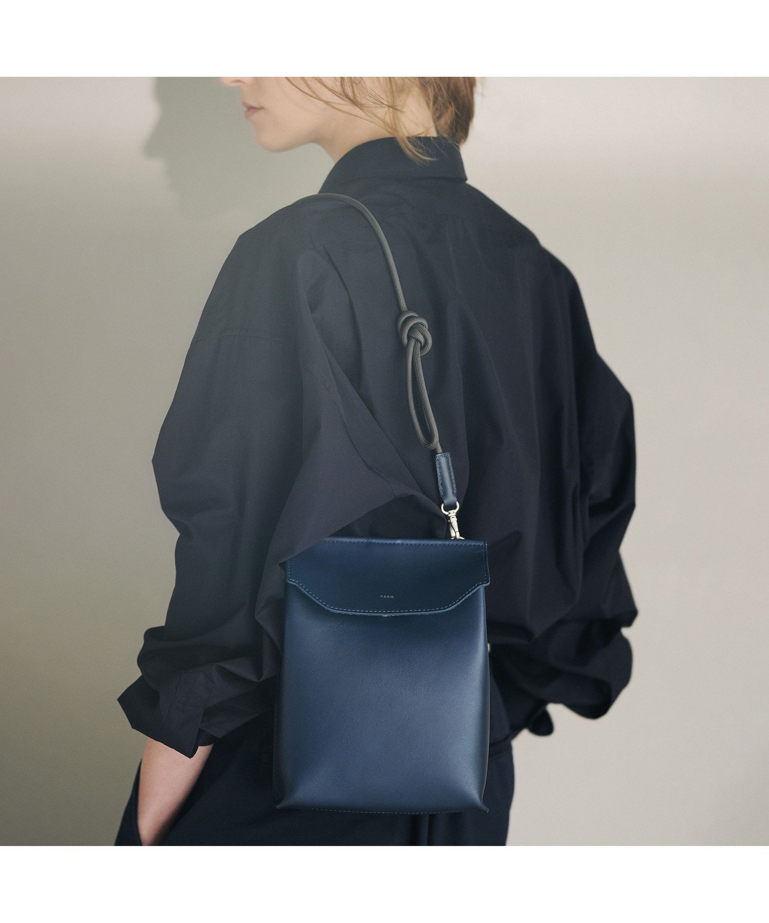 【ファーロ/FARO】のCalma Shoulder Small インテリア・キッズ・メンズ・レディースファッション・服の通販 founy(ファニー) ファッション Fashion レディースファッション Fashion for Women イタリア Italy コンパクト Compact, Small Size シンプル Simple, Minimal フラップ Flap, Flap Pocket Oceano|ID: prp329100004805875 ipo3291000000034873315