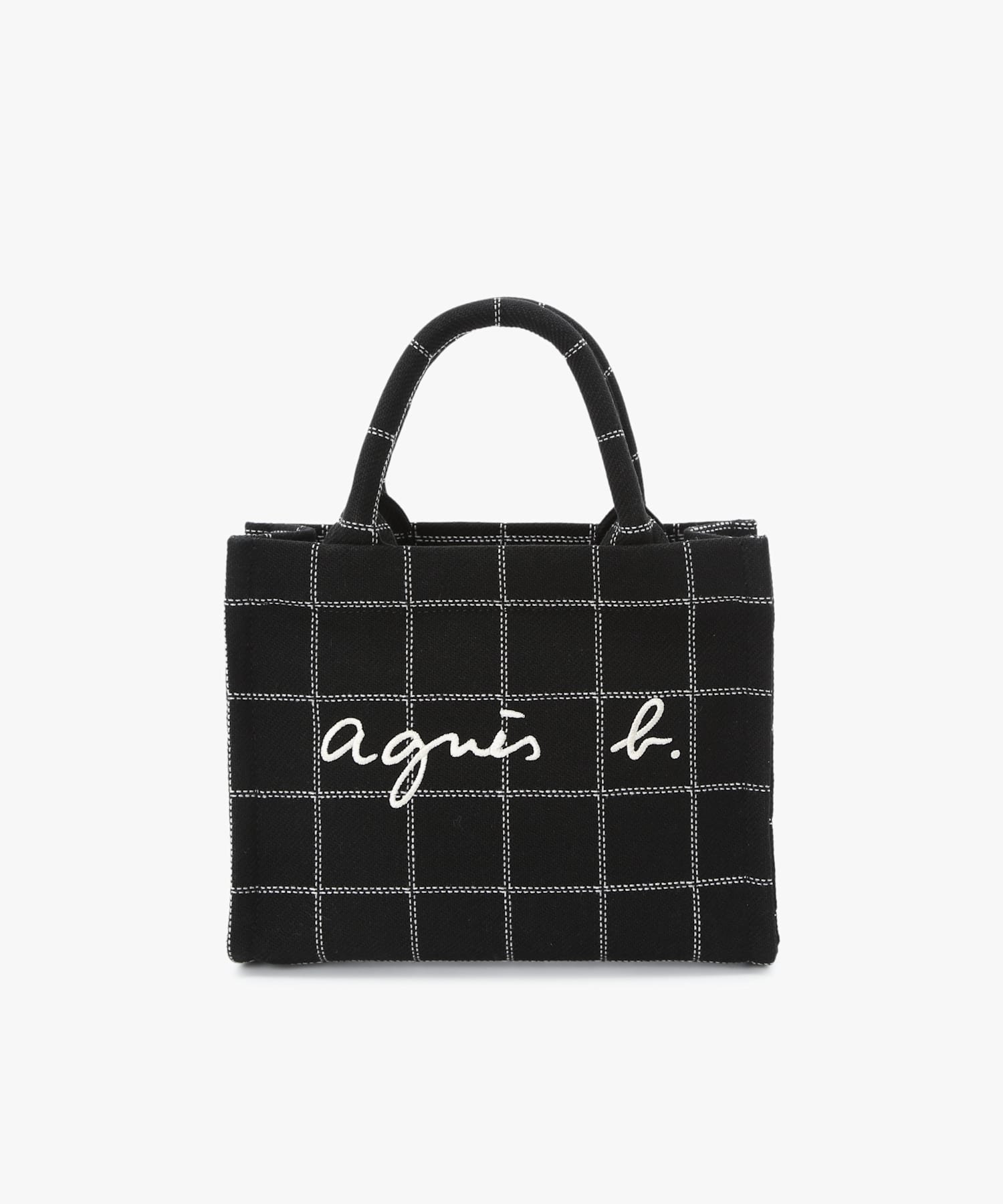 【アニエスベー ファム/agnes b. FEMME】のチェック スモール トートバッグ ZAX03A-01 人気、トレンドファッション・服の通販 founy(ファニー) ファッション Fashion レディースファッション Fashion for Women バッグ Bags アクリル Acrylic Material チェック Check, Plaid, Tartan ポーチ Pouch, Small Case 財布 Wallet, Purse other-1|ID: prp329100004805893 ipo3291000000034873431