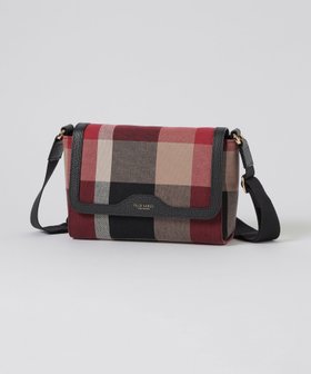 【ブルーレーベル クレストブリッジ/BLUE LABEL CRESTBRIDGE】のクレストブリッジチェックキャンバスかぶせショルダー 人気、トレンドファッション・服の通販 founy(ファニー) ファッション Fashion レディースファッション Fashion for Women コンパクト Compact, Small Size ショルダー Shoulder, Shoulder Strap |ID:prp329100004805907
