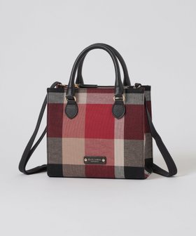 【ブルーレーベル クレストブリッジ/BLUE LABEL CRESTBRIDGE】のクレストブリッジチェックキャンバススクエアミニトート 人気、トレンドファッション・服の通販 founy(ファニー) ファッション Fashion レディースファッション Fashion for Women バッグ Bags キャンバス Canvas, Canvas Fabric ショルダー Shoulder, Shoulder Strap スクエア Square, Square Shape 人気 Popular, Best Seller |ID:prp329100004805926