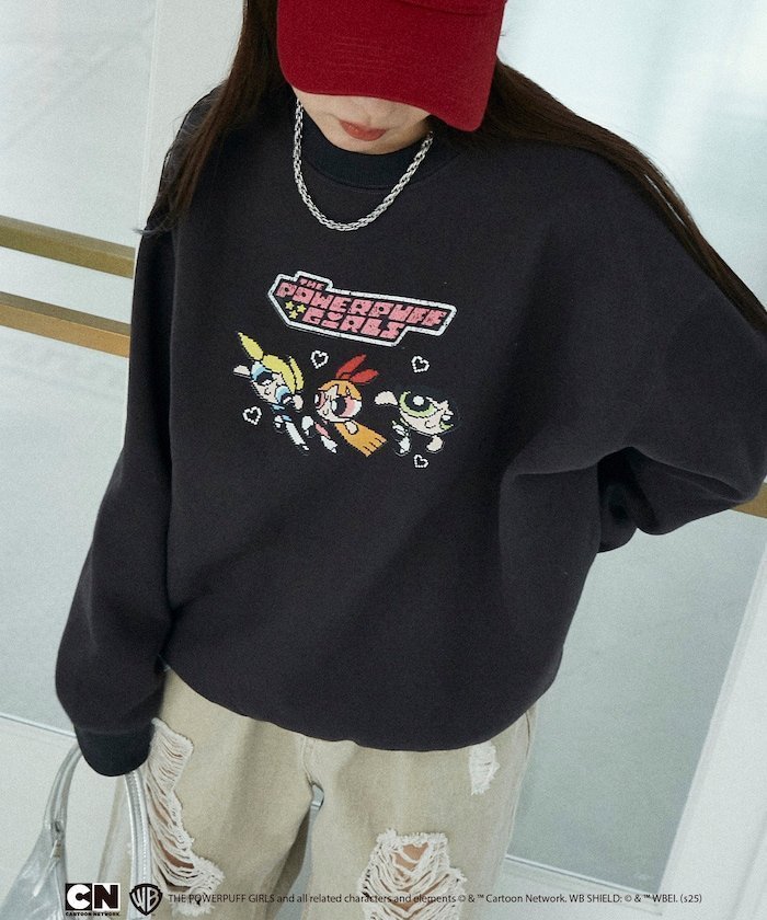 【フリークスストア/FREAK'S STORE】の【THE POWERPUFF GIRLS】パワーパフ ガールズ ピクセルアート クルーネックスウェット 限定展開 25AW インテリア・キッズ・メンズ・レディースファッション・服の通販 founy(ファニー) ファッション Fashion レディースファッション Fashion for Women トップス・カットソー Cut & Sew Tops レディースパーカー・カジュアルフーディー Casual Hoodies & Sweatshirts スウェット・クルーネックトップス Sweatshirts & Crewnecks / Relaxed Fit Sweat Tops カーゴパンツ Cargo Pants, Utility Pants キャラクター Character, Licensed Characters シンプル Simple, Minimal スウェット / スエット Sweatshirt, Sweatwear デニム Denim, Jeans Material ドット Polka Dot, Dot Pattern 人気 Popular, Best Seller フェミニン Feminine, Girly プリント Print, Printed Pattern ボトム Bottoms, Lower Wear ミニスカート Mini Skirt, Short Skirt A/W・秋冬 Autumn/Winter 冬 Winter / This Winter おすすめ Recommended / Our Picks 2025年 2025 2025-2026秋冬・A/W Autumn/Winter 2025–26 AW25–26 チャコールグレー|ID: prp329100004805930 ipo3291000000034873643