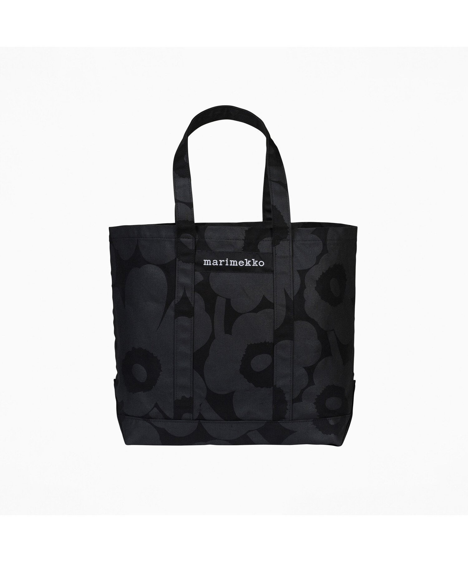 【マリメッコ/marimekko】のPieni Unikko Peruskassi Wx トートバッグ インテリア・キッズ・メンズ・レディースファッション・服の通販 founy(ファニー) ファッション Fashion レディースファッション Fashion for Women バッグ Bags キャンバス Canvas, Canvas Fabric ビジネス 仕事 通勤 Business / Work / Commuting ブラック×ブラック|ID: prp329100004805931 ipo3291000000034873645