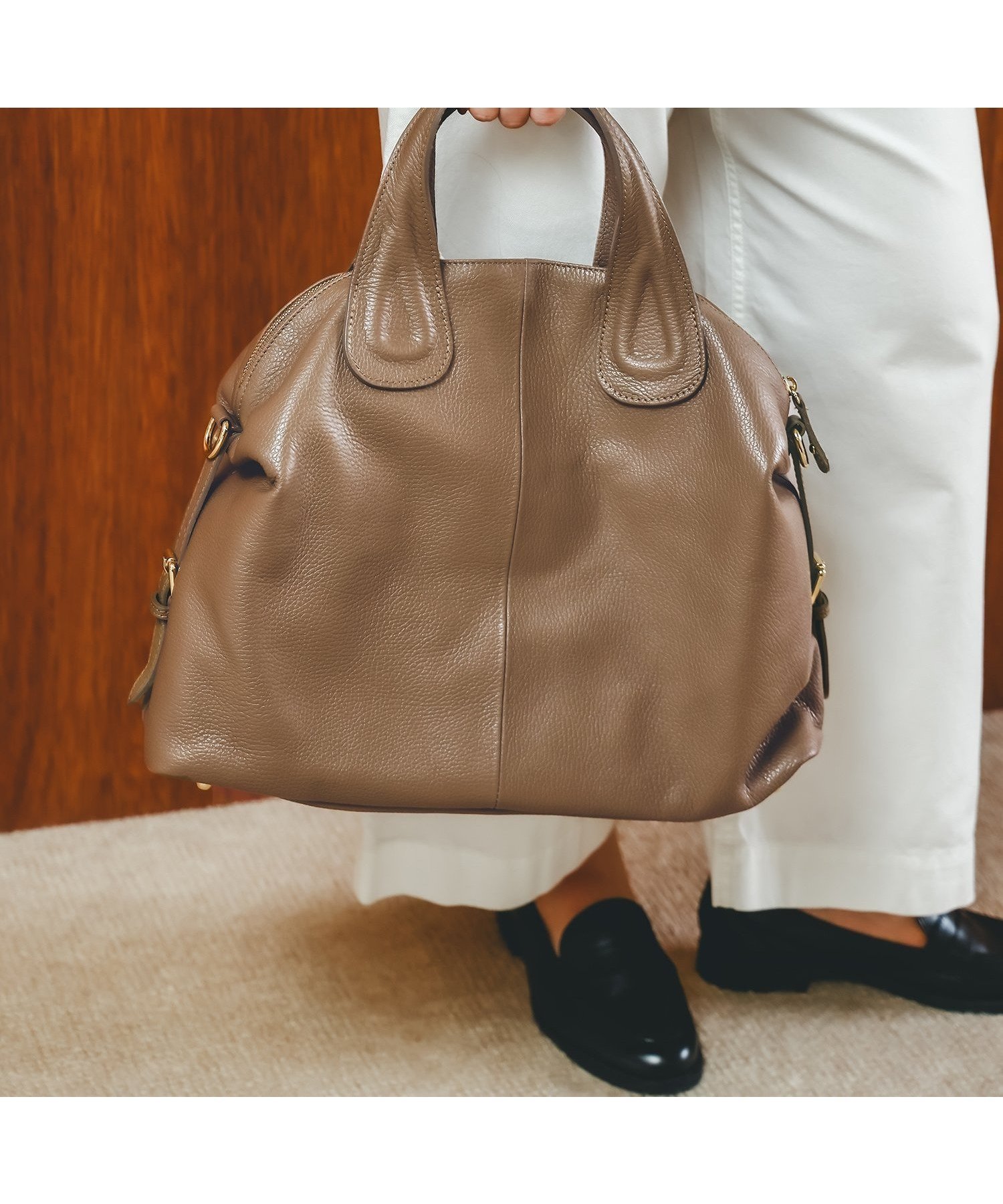 【ルクールブラン/le.coeur blanc】のMILLELA FIRENZEボストンバッグ インテリア・キッズ・メンズ・レディースファッション・服の通販 founy(ファニー) ファッション Fashion レディースファッション Fashion for Women バッグ Bags ボストンバッグ Boston Bag, Retro Bag 旅行 Travel モカ|ID: prp329100004805933 ipo3291000000034873649