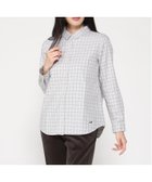 【クロコダイル/CROCODILE】のコットンブレンド チェック柄 ブラウス オフホワイト|ID: prp329100004805960 ipo3291000000034873840