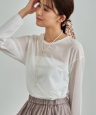 【インディヴィ/INDIVI】のストレッチシアーロングTシャツ 人気、トレンドファッション・服の通販 founy(ファニー) ファッション Fashion レディースファッション Fashion for Women トップス・カットソー Cut & Sew Tops シャツ・ブラウス・オフィスカジュアル Elegant Blouses & Button-Ups ロングTシャツ・Tシャツ Longline T-Shirts & Tees おすすめ Recommended / Our Picks インナー Innerwear カフス Cuff Design シアー Sheer, See-Through ジャケット Jacket, Outerwear ストレッチ Stretch, Stretchy Fabric スマート Smart, Elegant リラックス Relax, Relaxed Fit thumbnail ホワイト|ID: prp329100004805990 ipo3291000000034874100