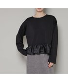 【ナノ ユニバース/nano universe】のダンボールカットサテンペプラムトップス 人気、トレンドファッション・服の通販 founy(ファニー) ファッション Fashion レディースファッション Fashion for Women トップス・カットソー Cut & Sew Tops ウォッシャブル Machine Washable サテン Satin, Glossy Fabric ジャケット Jacket, Outerwear デニム Denim, Jeans Material ドッキング Docking, Mixed Material ペプラム Peplum, Flared Hem ボックス Boxy, Box Shape ワイド Wide, Wide Fit アウトレット Outlet / Clearance エレガント 上品 Elegant セレモニー Ceremony 2026年 2026 thumbnail ブラック|ID: prp329100004805996 ipo3291000000034874145