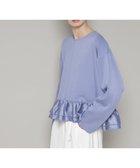 【ナノ ユニバース/nano universe】のダンボールカットサテンペプラムトップス 人気、トレンドファッション・服の通販 founy(ファニー) ファッション Fashion レディースファッション Fashion for Women トップス・カットソー Cut & Sew Tops ウォッシャブル Machine Washable サテン Satin, Glossy Fabric ジャケット Jacket, Outerwear デニム Denim, Jeans Material ドッキング Docking, Mixed Material ペプラム Peplum, Flared Hem ボックス Boxy, Box Shape ワイド Wide, Wide Fit アウトレット Outlet / Clearance エレガント 上品 Elegant セレモニー Ceremony 2026年 2026 thumbnail ブルー|ID: prp329100004805996 ipo3291000000034874147