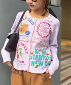 【チャオパニックティピー/CIAOPANIC TYPY】のH.Sパッチワークプリントトップス 人気、トレンドファッション・服の通販 founy(ファニー) ファッション Fashion レディースファッション Fashion for Women トップス・カットソー Cut & Sew Tops アクセサリー Fashion Accessories ガーリー Girly, Feminine Style トレンド Trend, Trending Now パッチワーク Patchwork, Mixed Fabric プリント Print, Printed Pattern おすすめ Recommended / Our Picks thumbnail パープル|ID: prp329100004806009 ipo3291000000034874266