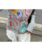 【チャオパニックティピー/CIAOPANIC TYPY】のH.Sパッチワークプリントトップス 人気、トレンドファッション・服の通販 founy(ファニー) ファッション Fashion レディースファッション Fashion for Women トップス・カットソー Cut & Sew Tops アクセサリー Fashion Accessories ガーリー Girly, Feminine Style トレンド Trend, Trending Now パッチワーク Patchwork, Mixed Fabric プリント Print, Printed Pattern おすすめ Recommended / Our Picks thumbnail グレー|ID: prp329100004806009 ipo3291000000034874267