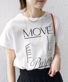 【シップス フォー ウィメン/SHIPS】の【WEB限定】 手洗い可能 バリエーション ロゴ 刺繍 プリントTEE ライトホワイト|ID: prp329100004806011 ipo3291000000034874285