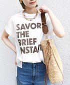 【シップス フォー ウィメン/SHIPS】の【WEB限定】 手洗い可能 バリエーション ロゴ 刺繍 プリントTEE ホワイト系その他|ID: prp329100004806011 ipo3291000000034874287