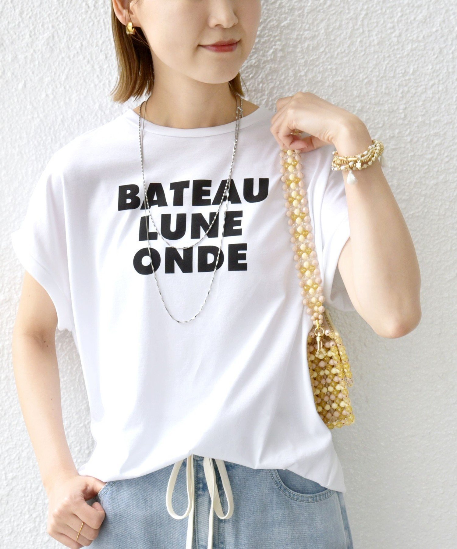 【シップス フォー ウィメン/SHIPS】のローズペトール 半袖 プリント TEE インテリア・キッズ・メンズ・レディースファッション・服の通販 founy(ファニー) 　ファッション　Fashion　レディースファッション　Fashion for Women　トップス・カットソー　Cut & Sew Tops　カットソー　Cut and Sewn Top　シルク　Silk, 100% Silk　ジャケット　Jacket, Outerwear　スリム　Slim, Slim Fit　プリント　Print, Printed Pattern　ボトム　Bottoms, Lower Wear　半袖　Short Sleeve, Half Sleeve　おすすめ　Recommended / Our Picks　2024年　2024　2024春夏・S/S　Spring/Summer 2024 SS24　ホワイト|ID: prp329100004806013 ipo3291000000034874330