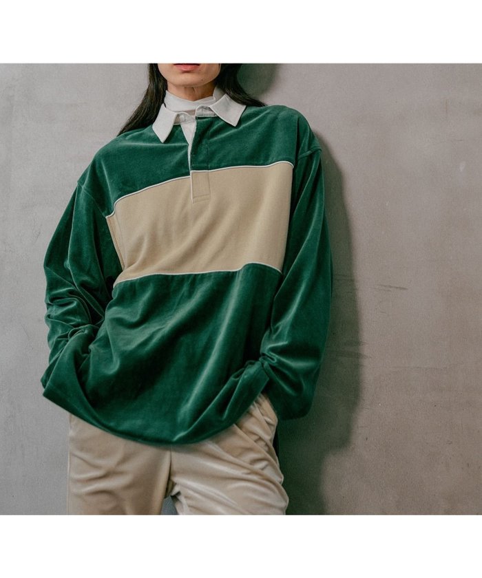 【レプシィム ローリーズファーム/LEPSIM LOWRYS FARM】のベロア切り替えラガープルオーバー インテリア・キッズ・メンズ・レディースファッション・服の通販 founy(ファニー) https://founy.com/ ファッション Fashion レディースファッション Fashion for Women トップス・カットソー Cut & Sew Tops カジュアルプルオーバー・ニットトップス Pullovers & Knit Tops / Casual Pullovers ベロアトップス Velour Tops / Velvet-Look Items おすすめ Recommended / Our Picks スポーティ Sporty, Casual Athletic ベロア Velour, Soft Velvet ボトム Bottoms, Lower Wear |ID: prp329100004806017 ipo3291000000035186765