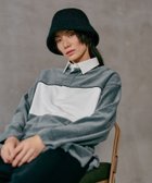 【レプシィム ローリーズファーム/LEPSIM LOWRYS FARM】のベロア切り替えラガープルオーバー 杢グレー×オフホワイト15|ID: prp329100004806017 ipo3291000000035186770