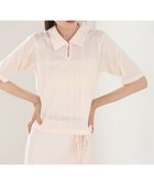 【バブ ブージュルード/Bab Bou Jeloud】のカットレースポロTシャツ 人気、トレンドファッション・服の通販 founy(ファニー) ファッション Fashion レディースファッション Fashion for Women トップス・カットソー Cut & Sew Tops シャツ・ブラウス・オフィスカジュアル Elegant Blouses & Button-Ups ロングTシャツ・Tシャツ Longline T-Shirts & Tees スマート Smart, Elegant スラックス Slacks, Dress Pants チェック Check, Plaid, Tartan デニム Denim, Jeans Material フロント Front, Front Design レース Lace, Lace Fabric 再入荷 Restock / Back in Stock エレガント 上品 Elegant ビジネス 仕事 通勤 Business / Work / Commuting thumbnail IVORY|ID: prp329100004806031 ipo3291000000034874574