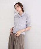 【バブ ブージュルード/Bab Bou Jeloud】のカットレースポロTシャツ 人気、トレンドファッション・服の通販 founy(ファニー) ファッション Fashion レディースファッション Fashion for Women トップス・カットソー Cut & Sew Tops シャツ・ブラウス・オフィスカジュアル Elegant Blouses & Button-Ups ロングTシャツ・Tシャツ Longline T-Shirts & Tees スマート Smart, Elegant スラックス Slacks, Dress Pants チェック Check, Plaid, Tartan デニム Denim, Jeans Material フロント Front, Front Design レース Lace, Lace Fabric 再入荷 Restock / Back in Stock エレガント 上品 Elegant ビジネス 仕事 通勤 Business / Work / Commuting thumbnail SAX|ID: prp329100004806031 ipo3291000000034874576