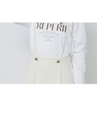 【ルージュヴィフラクレ/Rouge vif la cle】のシンプルロゴプリントロンT 人気、トレンドファッション・服の通販 founy(ファニー) ファッション Fashion レディースファッション Fashion for Women トップス・カットソー Cut & Sew Tops ロングTシャツ・Tシャツ Longline T-Shirts & Tees おすすめ Recommended / Our Picks スラックス Slacks, Dress Pants デニム Denim, Jeans Material フロント Front, Front Design プリント Print, Printed Pattern ボトム Bottoms, Lower Wear thumbnail ブラウン|ID: prp329100004806468 ipo3291000000034878145