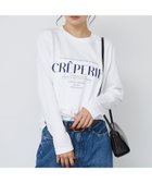 【ルージュヴィフラクレ/Rouge vif la cle】のシンプルロゴプリントロンT 人気、トレンドファッション・服の通販 founy(ファニー) ファッション Fashion レディースファッション Fashion for Women トップス・カットソー Cut & Sew Tops ロングTシャツ・Tシャツ Longline T-Shirts & Tees おすすめ Recommended / Our Picks スラックス Slacks, Dress Pants デニム Denim, Jeans Material フロント Front, Front Design プリント Print, Printed Pattern ボトム Bottoms, Lower Wear thumbnail ネイビー|ID: prp329100004806468 ipo3291000000034878147