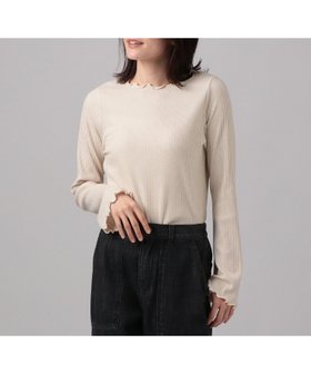 【アフタヌーンティー リビング/Afternoon Tea LIVING】のラメテレコメロウプルオーバー 人気、トレンドファッション・服の通販 founy(ファニー) ファッション Fashion レディースファッション Fashion for Women トップス・カットソー Cut & Sew Tops カジュアルプルオーバー・ニットトップス Pullovers & Knit Tops / Casual Pullovers インナー Innerwear テレコ Ribbed, Rib Stitch バランス Balance, Style Balance ベーシック Basic, Essential ロング Long, Long-Length エレガント 上品 Elegant |ID:prp329100004806476