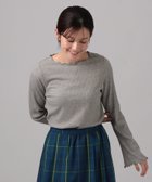 【アフタヌーンティー リビング/Afternoon Tea LIVING】のラメテレコメロウプルオーバー 人気、トレンドファッション・服の通販 founy(ファニー) ファッション Fashion レディースファッション Fashion for Women トップス・カットソー Cut & Sew Tops カジュアルプルオーバー・ニットトップス Pullovers & Knit Tops / Casual Pullovers インナー Innerwear テレコ Ribbed, Rib Stitch バランス Balance, Style Balance ベーシック Basic, Essential ロング Long, Long-Length エレガント 上品 Elegant thumbnail ライトグレー|ID: prp329100004806476 ipo3291000000034878223
