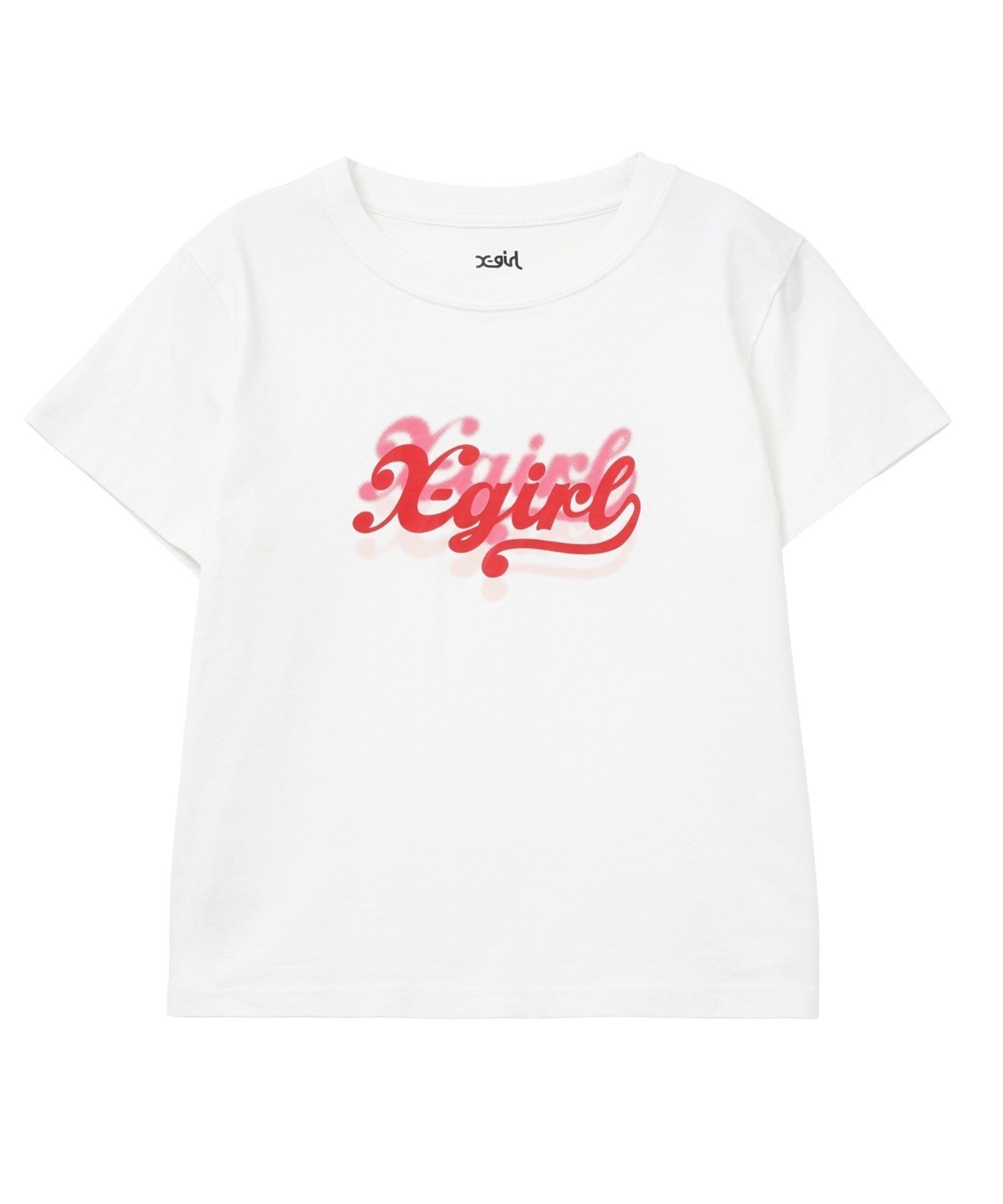 【エックスガール/X-girl】のBLUR LOGO S/S BABY TEE X-girl インテリア・キッズ・メンズ・レディースファッション・服の通販 founy(ファニー) ファッション Fashion レディースファッション Fashion for Women コンパクト Compact, Small Size フロント Front, Front Design プリント Print, Printed Pattern 半袖 Short Sleeve, Half Sleeve 夏 Summer S/S・春夏 SS, Spring/Summer, Warm Season WHITE|ID: prp329100004806480 ipo3291000000034878268
