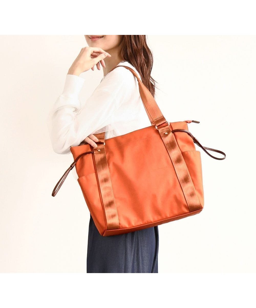 【エムケイ ミッシェルクラン/MK MICHEL KLEIN】の2WAY マルチトートバッグ インテリア・キッズ・メンズ・レディースファッション・服の通販 founy(ファニー) ファッション Fashion レディースファッション Fashion for Women バッグ Bags 手帳 Planner, Notebook ポケット Pocket, Pocket Detail ポーチ Pouch, Small Case メタル Metal, Metal Parts おすすめ Recommended / Our Picks 旅行 Travel ビジネス 仕事 通勤 Business / Work / Commuting オレンジ|ID: prp329100004806483 ipo3291000000034878292