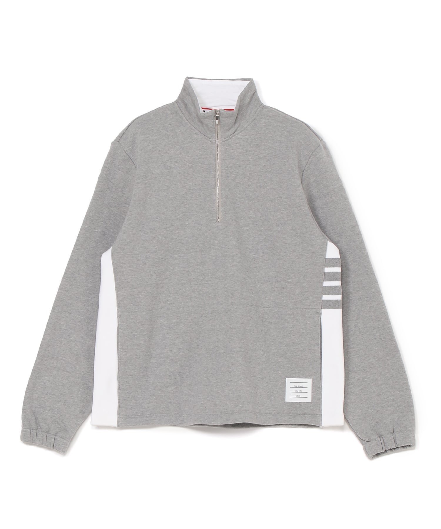 【トムブラウン/THOM BROWNE / MEN】のFUNNEL NECK HALF ZIP PULLOVER W/ 4 BAR IN COLOR BLOCKED SOLID CLASSIC LOOPBACK JERSEY 人気、トレンドファッション・服の通販 founy(ファニー) ファッション Fashion メンズファッション Fashion for Men インナー Innerwear クラシカル Classical, Vintage-Inspired other-1|ID: prp329100004806504 ipo3291000000034878445