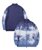 【アイモハ/aimoha】のHOOK -original- 雪柄ダブルジップハイネックカーディガン 人気、トレンドファッション・服の通販 founy(ファニー) ファッション Fashion レディースファッション Fashion for Women トップス・カットソー Cut & Sew Tops カーディガン・羽織り Layered Style Cardigans thumbnail ブルー|ID: prp329100004806506 ipo3291000000034878474