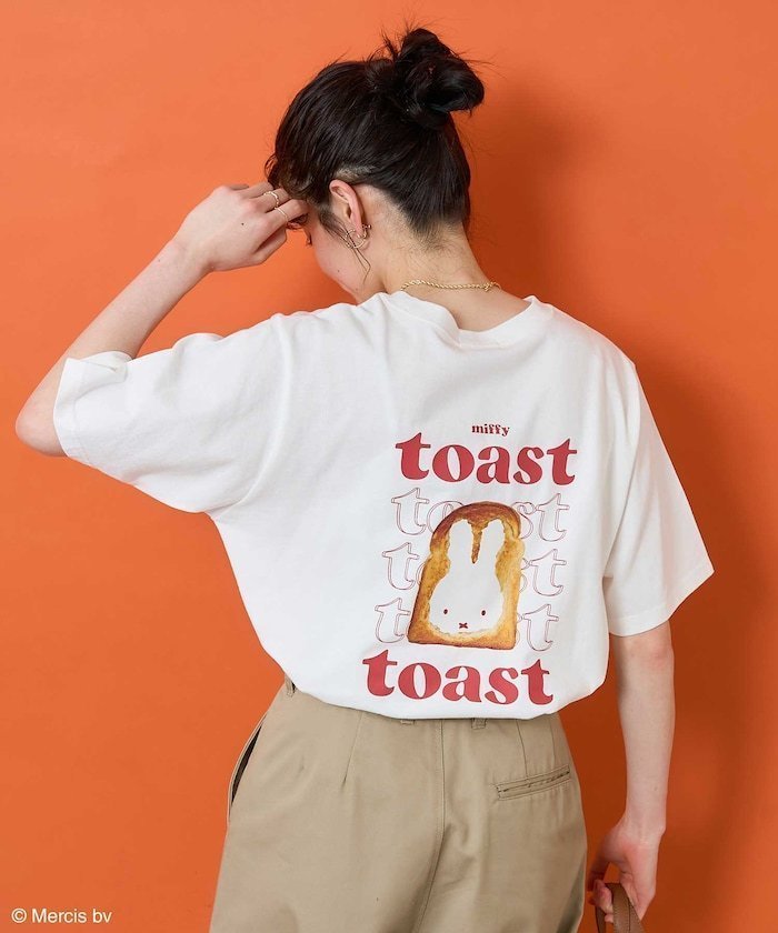 【フリークスストア/FREAK'S STORE】のmiffy トースト プリントTシャツ 25SS 人気、トレンドファッション・服の通販 founy(ファニー) ファッション Fashion レディースファッション Fashion for Women トップス・カットソー Cut & Sew Tops シャツ・ブラウス・オフィスカジュアル Elegant Blouses & Button-Ups ロングTシャツ・Tシャツ Longline T-Shirts & Tees 2025年 2025 2025春夏・S/S Spring/Summer 2025 SS25 キャラクター Character, Licensed Characters スペシャル Special, Limited Edition プリント Print, Printed Pattern 夏 Summer S/S・春夏 SS, Spring/Summer, Warm Season other-1|ID: prp329100004806512 ipo3291000000034878539