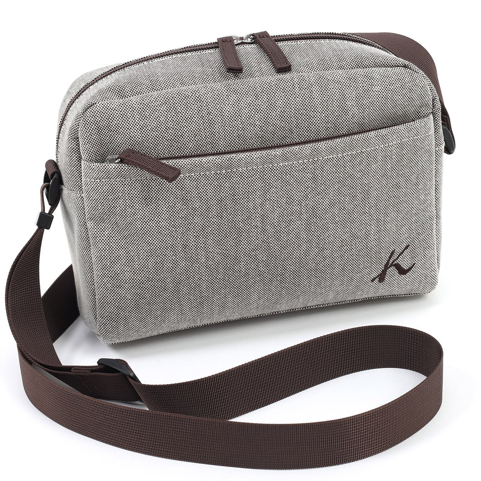 【キタムラ/Kitamura】のショルダーバッグ R-0754 インテリア・キッズ・メンズ・レディースファッション・服の通販 founy(ファニー) ファッション Fashion レディースファッション Fashion for Women おすすめ Recommended / Our Picks シャンブレー Chambray, Denim-Like Fabric トラベル Travel, Travel Gear ポケット Pocket, Pocket Detail エレガント 上品 Elegant ブラウン60601|ID: prp329100004806541 ipo3291000000034878742