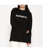 【その他のブランド/Other】のBARNEYS ロゴ入りロングスリーブカットソー 人気、トレンドファッション・服の通販 founy(ファニー) ファッション Fashion レディースファッション Fashion for Women トップス・カットソー Cut & Sew Tops カットソー・ベーシックTシャツ Cut-and-Sewn Tops / Stretch Tees & Basics ワーク Workwear, Utility Style thumbnail BLACK|ID: prp329100004806563 ipo3291000000034878877