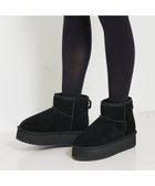 【ルージュヴィフラクレ/Rouge vif la cle】の【EMU/エミュー】PLATFORM MICROショートムートンブーツ 人気、トレンドファッション・服の通販 founy(ファニー) ファッション Fashion レディースファッション Fashion for Women 厚底 Platform Shoes 軽量 Lightweight, Ultra Light シンプル Simple, Minimal デニム Denim, Jeans Material トレンド Trend, Trending Now 人気 Popular, Best Seller フェミニン Feminine, Girly レギンス Leggings, Stretch Pants 冬 Winter / This Winter thumbnail ブラック|ID: prp329100004806568 ipo3291000000034878910
