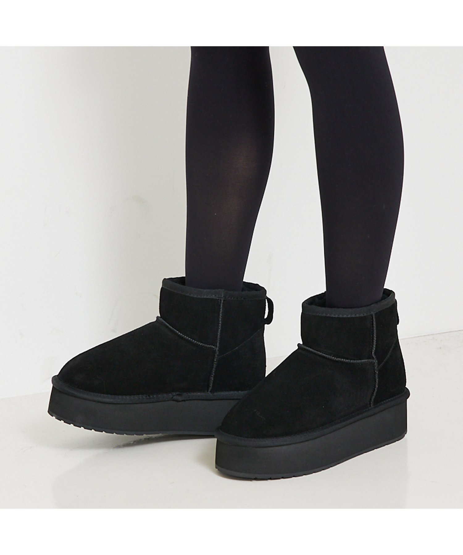 【ルージュヴィフラクレ/Rouge vif la cle】の【EMU/エミュー】PLATFORM MICROショートムートンブーツ インテリア・キッズ・メンズ・レディースファッション・服の通販 founy(ファニー) ファッション Fashion レディースファッション Fashion for Women 厚底 Platform Shoes 軽量 Lightweight, Ultra Light シンプル Simple, Minimal デニム Denim, Jeans Material トレンド Trend, Trending Now 人気 Popular, Best Seller フェミニン Feminine, Girly レギンス Leggings, Stretch Pants 冬 Winter / This Winter ブラック|ID: prp329100004806568 ipo3291000000034878910