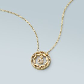 【ヨンドシー/4℃】の【Holiday Collection】K10イエローゴールド ネックレス 人気、トレンドファッション・服の通販 founy(ファニー) ファッション Fashion レディースファッション Fashion for Women ジュエリー Jewelry ネックレス Necklaces & Pendants イエロー Yellow ギフト プレゼント Gift / Present コレクション Collection, Seasonal Line シルバー Silver, Metallic Silver ジュエリー Jewelry, Accessories ダイヤモンド Diamond, Brilliant Cut ネックレス Necklace, Pendant Necklace ベロア Velour, Soft Velvet ホリデーシーズン Holiday Season ローズ Rose, Rose Motif 冬 Winter / This Winter 透かし Cut-Out, Lacework |ID:prp329100004806615