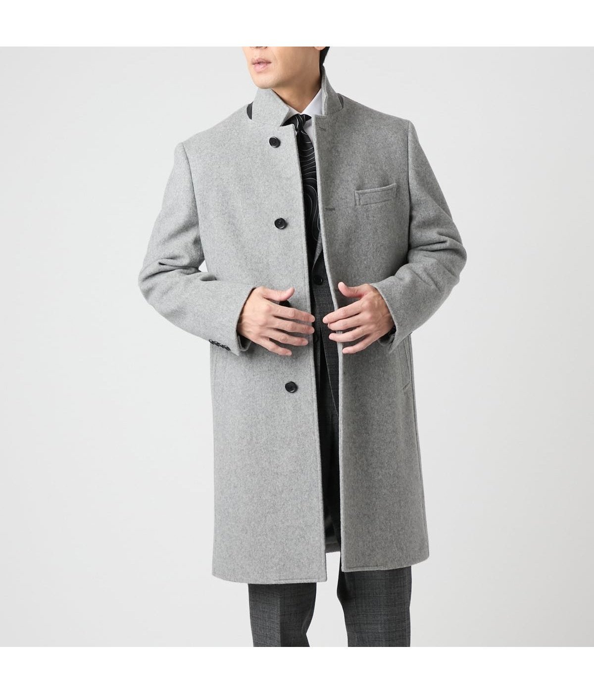 【ニューヨーカー/NEWYORKER / MEN】のウールショートビーバー ロングコンバーチブルカラーコート 人気、トレンドファッション・服の通販 founy(ファニー) ファッション Fashion メンズファッション Fashion for Men エレガント 上品 Elegant ショート Short, Short Length シンプル Simple, Minimal スタンド Stand Collar, Upright Stand チェスターコート Chester Coat, Long Coat ドレス Dress, One-Piece フェイクレザー Faux Leather, PU Leather フォーマル Formal, Dressy 無地 Plain, Solid Color ロング Long, Long-Length A/W・秋冬 Autumn/Winter おすすめ Recommended / Our Picks other-1|ID: prp329100004806677 ipo3291000000034879582