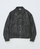 【ジャーナルスタンダード/JOURNAL STANDARD / MEN】のニュージーランド ラムレザー トラッカージャケット 人気、トレンドファッション・服の通販 founy(ファニー) ファッション Fashion メンズファッション Fashion for Men インナー Innerwear スウェット / スエット Sweatshirt, Sweatwear スラックス Slacks, Dress Pants トレンド Trend, Trending Now ワイド Wide, Wide Fit ヴィンテージ Vintage Style 冬 Winter / This Winter thumbnail ブラック|ID: prp329100004806696 ipo3291000000034879674