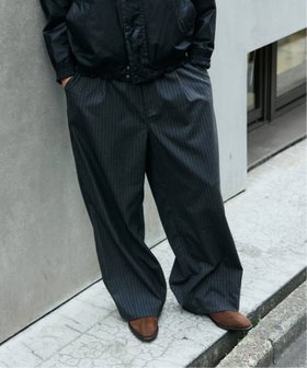 【ジャーナルスタンダード/JOURNAL STANDARD / MEN】のTR モダン ツイル ワイド ストライプ スラックス 人気、トレンドファッション・服の通販 founy(ファニー) ファッション Fashion メンズファッション Fashion for Men シルク Silk, 100% Silk ストライプ Stripe, Striped Pattern スラックス Slacks, Dress Pants ツイル Twist, Twisted Detail バランス Balance, Style Balance モダン Modern, Contemporary ワイド Wide, Wide Fit エレガント 上品 Elegant 軽量 Lightweight, Ultra Light |ID:prp329100004806711