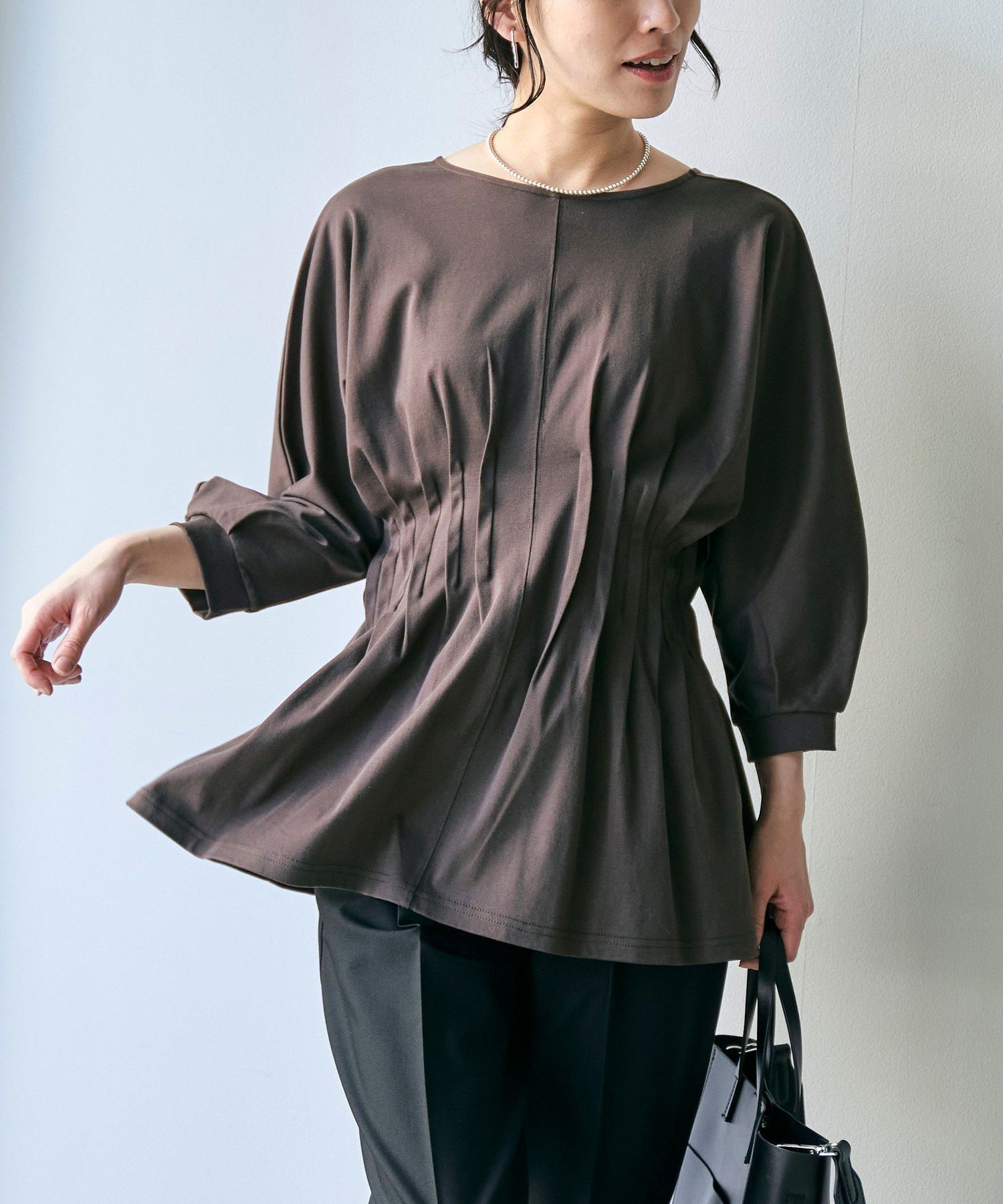 【コーエン/COEN】のスムースウエストタック ハーフスリーブ プルオーバー 人気、トレンドファッション・服の通販 founy(ファニー) ファッション Fashion レディースファッション Fashion for Women トップス・カットソー Cut & Sew Tops カジュアルプルオーバー・ニットトップス Pullovers & Knit Tops / Casual Pullovers ショルダー Shoulder, Shoulder Strap ジャケット Jacket, Outerwear スリーブ Sleeve, Long Sleeve / Short Sleeve デニム Denim, Jeans Material ドロップ Drop Shoulder, Dropped Style ハーフ Half, Half-Length プリーツ Pleats, Pleated ペプラム Peplum, Flared Hem 半袖 Short Sleeve, Half Sleeve リラックス Relax, Relaxed Fit ワイド Wide, Wide Fit エレガント 上品 Elegant other-1|ID: prp329100004806720 ipo3291000000034879787