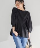 【コーエン/COEN】のスムースウエストタック ハーフスリーブ プルオーバー 人気、トレンドファッション・服の通販 founy(ファニー) ファッション Fashion レディースファッション Fashion for Women トップス・カットソー Cut & Sew Tops カジュアルプルオーバー・ニットトップス Pullovers & Knit Tops / Casual Pullovers ショルダー Shoulder, Shoulder Strap ジャケット Jacket, Outerwear スリーブ Sleeve, Long Sleeve / Short Sleeve デニム Denim, Jeans Material ドロップ Drop Shoulder, Dropped Style ハーフ Half, Half-Length プリーツ Pleats, Pleated ペプラム Peplum, Flared Hem 半袖 Short Sleeve, Half Sleeve リラックス Relax, Relaxed Fit ワイド Wide, Wide Fit エレガント 上品 Elegant thumbnail BLACK|ID: prp329100004806720 ipo3291000000034879795