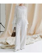 【アニュアンス/anuans】のミッドウェイトツータックワイドパンツ 人気、トレンドファッション・服の通販 founy(ファニー) ファッション Fashion レディースファッション Fashion for Women パンツ Pants & Trousers スーツ Suit, Formalwear パイピング Piping, Trim Design フロント Front, Front Design 定番 Standard, Basic Item thumbnail ECRU|ID: prp329100004806747 ipo3291000000034879961