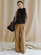 【アニュアンス/anuans】のミッドウェイトツータックワイドパンツ 人気、トレンドファッション・服の通販 founy(ファニー) ファッション Fashion レディースファッション Fashion for Women パンツ Pants & Trousers スーツ Suit, Formalwear パイピング Piping, Trim Design フロント Front, Front Design 定番 Standard, Basic Item thumbnail BEIGE|ID: prp329100004806747 ipo3291000000036183772