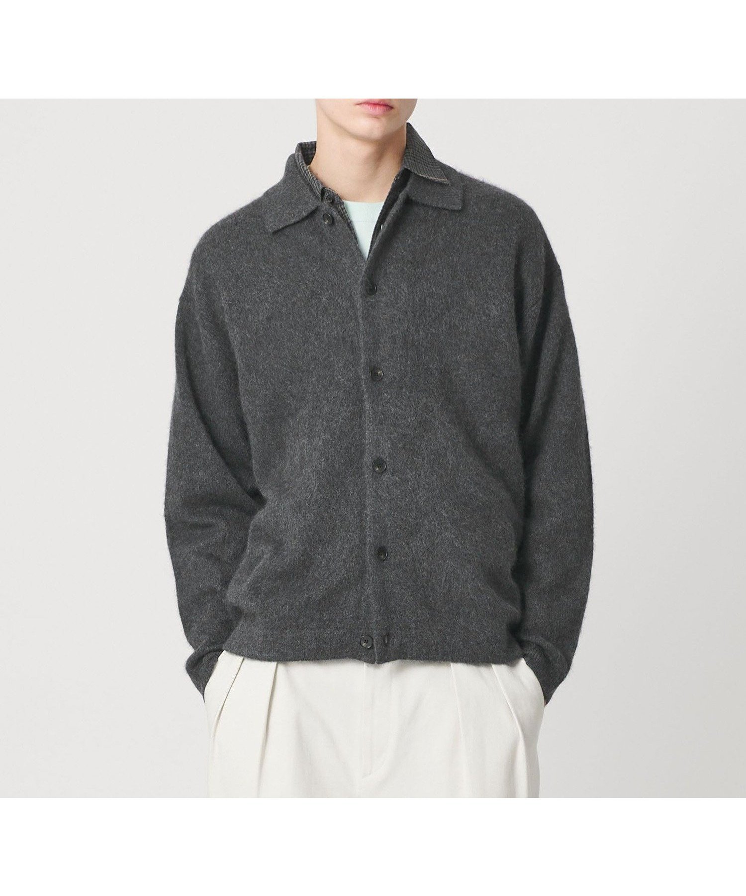 【ビューティ&ユース ユナイテッドアローズ/BEAUTY&YOUTH / UNITED ARROWS / MEN】のブラッシュド ヤク ニット ジャケット 人気、トレンドファッション・服の通販 founy(ファニー) ファッション Fashion メンズファッション Fashion for Men インナー Innerwear シンプル Simple, Minimal ジャケット Jacket, Outerwear ストレッチ Stretch, Stretchy Fabric スラックス Slacks, Dress Pants なめらか Smooth, Silky Texture ラグジュアリー Luxury, Elegant 冬 Winter / This Winter A/W・秋冬 Autumn/Winter エレガント 上品 Elegant other-1|ID: prp329100004806749 ipo3291000000034879986