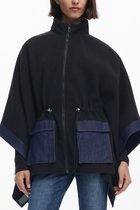 【デシグアル/Desigual】のデニムポンチョ 人気、トレンドファッション・服の通販 founy(ファニー) ファッション Fashion レディースファッション Fashion for Women アウター Coat / Outerwear Collection ポンチョ・ケープコート Ponchos & Capes カラフル Colorful Design シューズ Shoes, Footwear デニム Denim, Jeans Material パターン Pattern, Design Print パッチワーク Patchwork, Mixed Fabric プリント Print, Printed Pattern メンズ Men's, Menswear thumbnail グレー/ブラック/2000|ID: prp329100004806770 ipo3291000000034880206