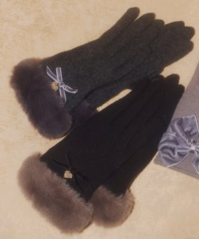 【ジルバイジルスチュアート/JILL by JILLSTUART】のベロアリボンジャージーグローブ 人気、トレンドファッション・服の通販 founy(ファニー) ファッション Fashion レディースファッション Fashion for Women スマート Smart, Elegant フェイクファー Faux Fur, Imitation Fur プレート Plate, Dish ベルベット Velvet, Velvety メタル Metal, Metal Parts リボン Ribbon, Bow 人気 Popular, Best Seller 定番 Standard, Basic Item |ID:prp329100004806773