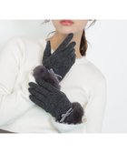 【ジルバイジルスチュアート/JILL by JILLSTUART】のベロアリボンジャージーグローブ 人気、トレンドファッション・服の通販 founy(ファニー) ファッション Fashion レディースファッション Fashion for Women スマート Smart, Elegant フェイクファー Faux Fur, Imitation Fur プレート Plate, Dish ベルベット Velvet, Velvety メタル Metal, Metal Parts リボン Ribbon, Bow 人気 Popular, Best Seller 定番 Standard, Basic Item thumbnail チャコール1|ID: prp329100004806773 ipo3291000000034880257