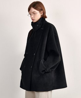 【チュクラ/chuclla】のスタンドネック ベーシックハーフコート FD24W412【Fano】 人気、トレンドファッション・服の通販 founy(ファニー) ファッション Fashion レディースファッション Fashion for Women アウター Coat / Outerwear Collection コート・ロングコート・ピーコート Long Coats, Peacoats & More スタンド Stand Collar, Upright Stand ダブル Double, Double-Breasted トレンド Trend, Trending Now 定番 Standard, Basic Item ハーフ Half, Half-Length マニッシュ Mannish, Boyish マフラー Scarf, Muffler |ID:prp329100004806780